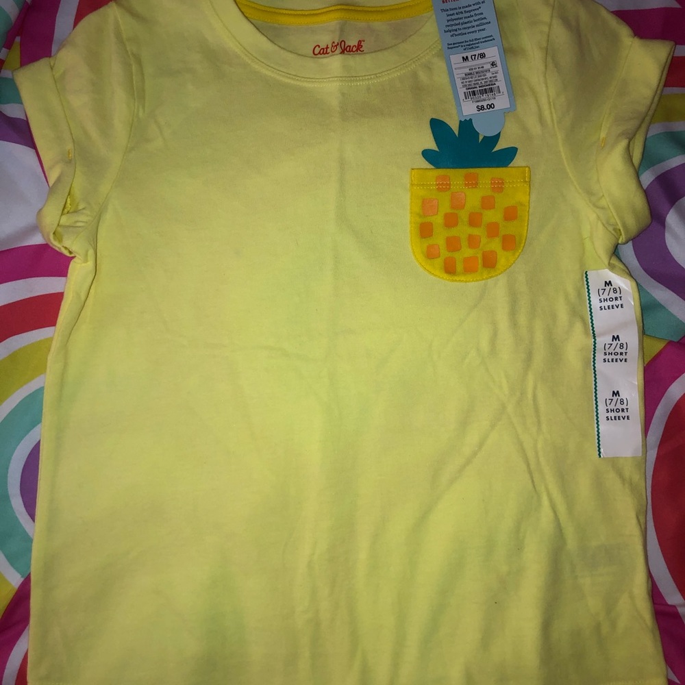 🍍Girls Cat & Jack Pineapple T-Shirt🍍